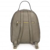 Rucsac dama din piele naturala DiAmanti Tommaso Taupe